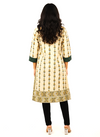 The Beige Pure Kantha Silk Long Jacket