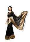 Black Banarasi Handloom Silk Saree
