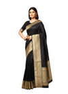 Black Banarasi Handloom Silk Saree