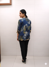 The Abstract Indigo Ajrak Jacket