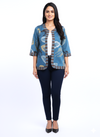 The Blue Leaf Ajrak Jacket