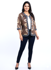 The Brown Leaf Ajrak Jacket