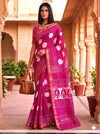 The Rani Pink Chanderi Saree