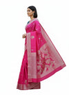 MAGENTA BANARASI SILK SAREE