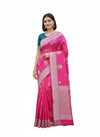 MAGENTA BANARASI SILK SAREE