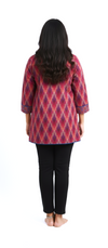 The Ruby & Berry Diamond Ikat Jacket