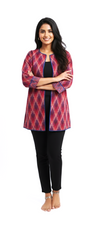 The Ruby & Berry Diamond Ikat Jacket