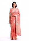 Rose Pink Banarasi Saree