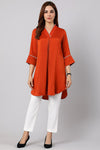 The Rust Bemberg Silk Top