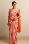 Stripes Pure Linen Saree