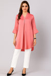 The Candlelight Peach Bemberg Silk Top