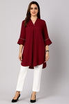 The Maroon Bamberg Silk Top