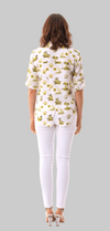 White Palm Linen Shirt