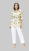 White Palm Linen Shirt