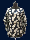 Indigo Eco Print Cotton Kaftan Top