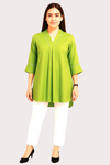 The Lime Green Bamberg Silk Top
