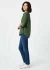 Green Texture Handloom Cotton Shirt