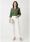 Green Texture Handloom Cotton Shirt