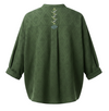 Green Texture Handloom Cotton Shirt