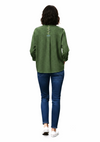 Green Texture Handloom Cotton Shirt