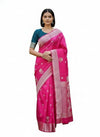MAGENTA BANARASI SILK SAREE