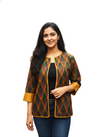 The Mustard Ikat Jacket