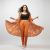 Orange Waterfall Ensemble