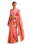 Stripes Pure Linen Saree