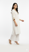 The Ivory Chanderi Anti-Fit Co-ord Set