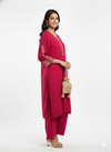 The Rani Pink Chanderi Anti-Fit Co-ord Set