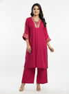 The Rani Pink Chanderi Anti-Fit Co-ord Set