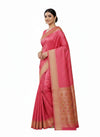 WATERMELON RED BANARASI SILK SAREE