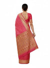 WATERMELON RED BANARASI SILK SAREE