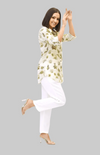 White Palm Linen Shirt