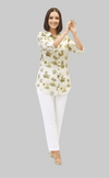 White Palm Linen Shirt