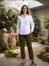 White Pure Linen Shirt