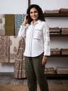 White Pure Linen Shirt